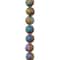 Multicolored Druzy Agate Stone Beads, 10mm by Bead Landing™